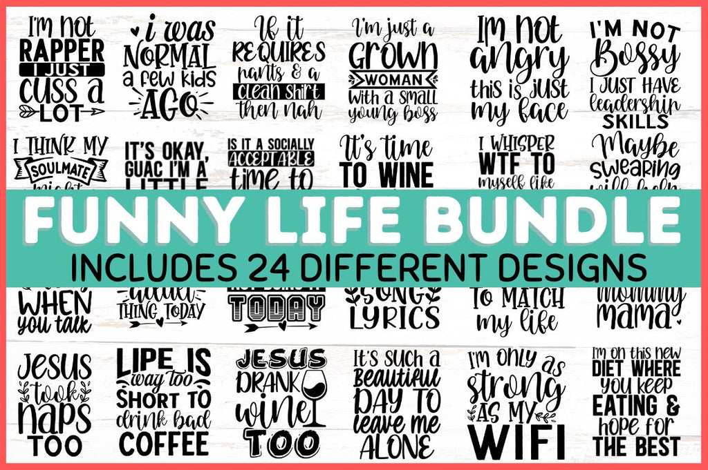 Funny SVG Bundle - So Fontsy
