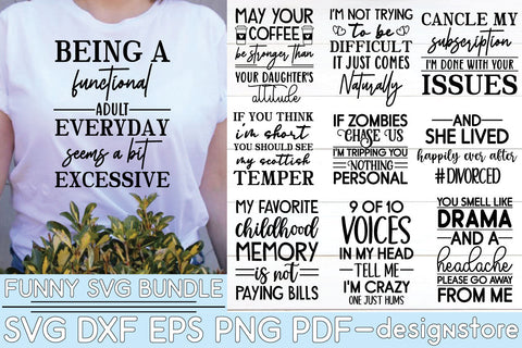 Funny Svg Bundle SVG designstore 