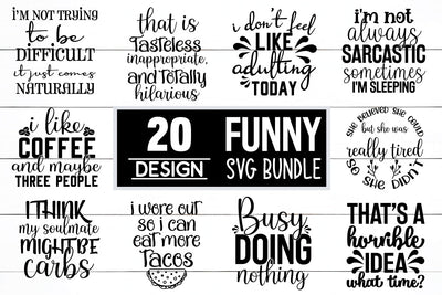 Funny SVG Bundle SVG md faruk hossain 