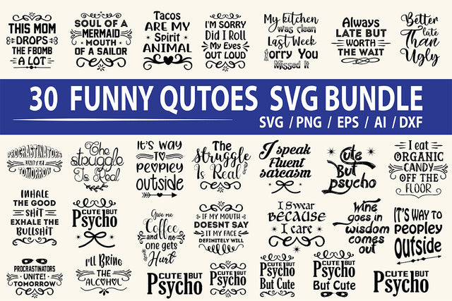 Funny SVG Bundle SVG nirmal108roy 