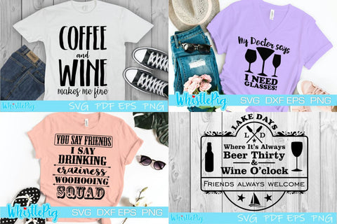 Funny Svg Bundle Wine SVG Bundle Beer Svg Bundle Alcohol SVG SVG Whistlepig Designs 