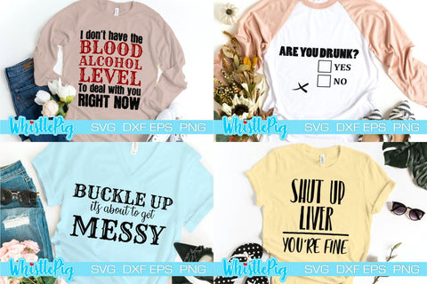 Funny Svg Bundle Wine SVG Bundle Beer Svg Bundle Alcohol SVG SVG Whistlepig Designs 