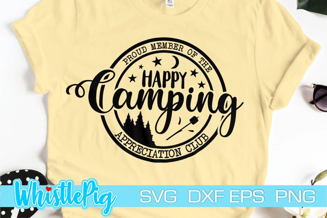 Funny SVG Camping Svg Happy Camping Club Svg Camping Club Svg Funny Camping Svg Cute Camping Svg Camper Svg Summer Svg Camp Svg Camping svg SVG Whistlepig Designs 