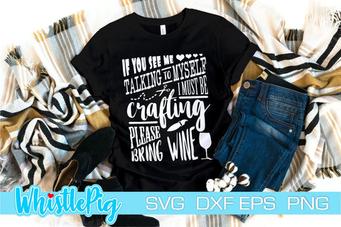 Funny SVG Crafty AF Svg Funny Crafting Svg Funny Craft Room Sign Svg Crafter Shirt Svg Craft Room Svg Crafty Svg Crafting Svg dxf Craft Svg SVG Whistlepig Designs 