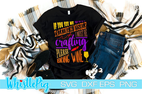 Funny SVG Crafty AF Svg Funny Crafting Svg Funny Craft Room Sign Svg Crafter Shirt Svg Craft Room Svg Crafty Svg Crafting Svg dxf Craft Svg SVG Whistlepig Designs 