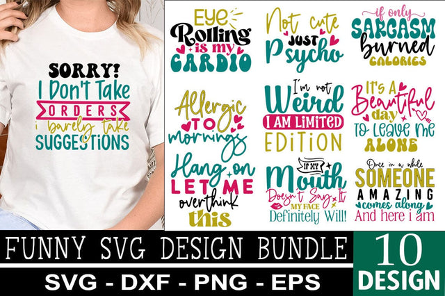 Funny SVG design Bundle SVG CraftingStudio 