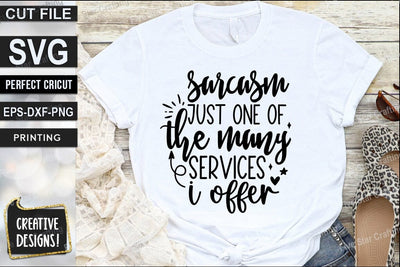 Funny SVG Design, Sarcasm just on of the many services i offer SVG FiveStarCrafting 