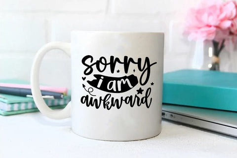 Funny SVG Design, Sorry i am awkward SVG FiveStarCrafting 