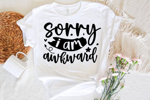 Funny SVG Design, Sorry i am awkward SVG FiveStarCrafting 