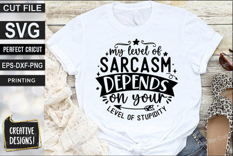 Funny SVG Design,Sarcastic Design, sarcasm,round funny design SVG FiveStarCrafting 