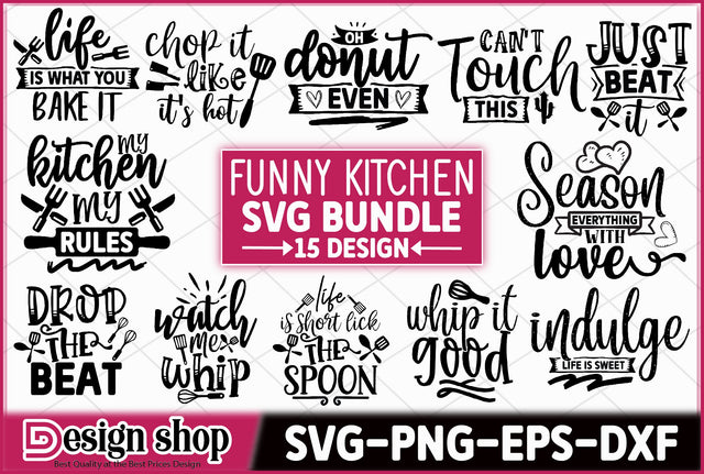 Funny SVG Kitchen Bundle SVG Ariyan 