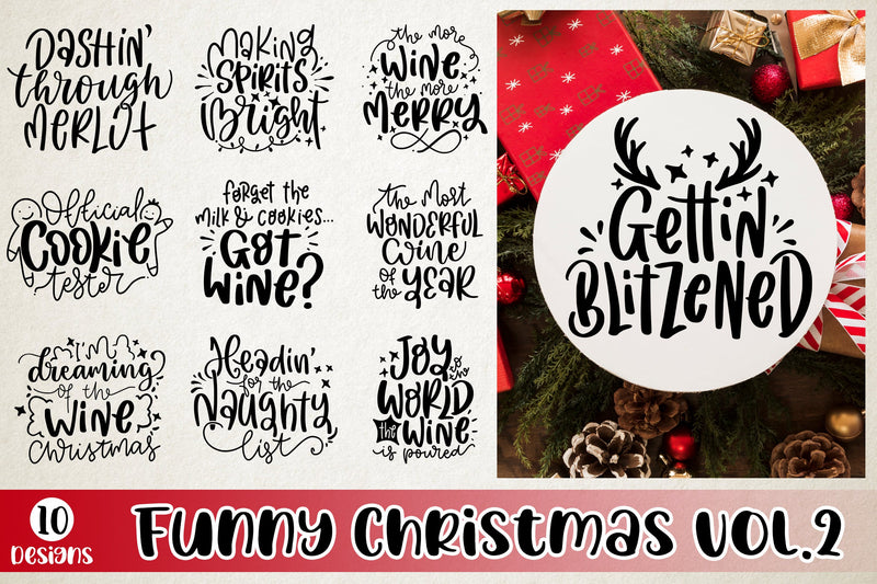 Funny SVG Quotes Funny Christmas SVG Bundle SVG dapiyupi store 