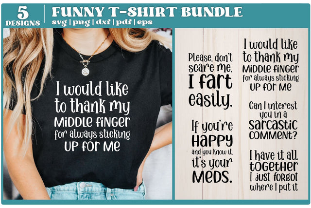 Funny T-shirt SVG Bundle SVG Decor and Dreams 