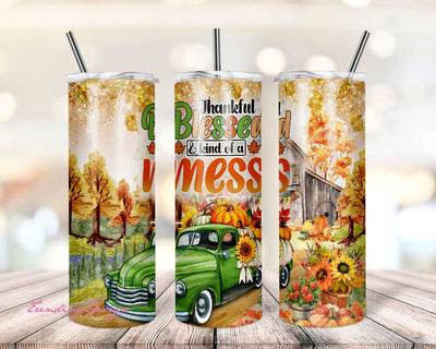 Funny Thanksgiving Fall Tumbler Wrap PNG Sublimation Designs Downloads - Skinny 20oz Sublimation TrendingDesign 