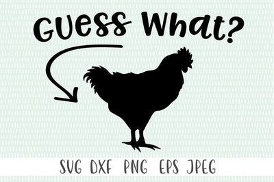Funny Toddler SVG - What's Up Chicken Butt SVG Simply Cutz 