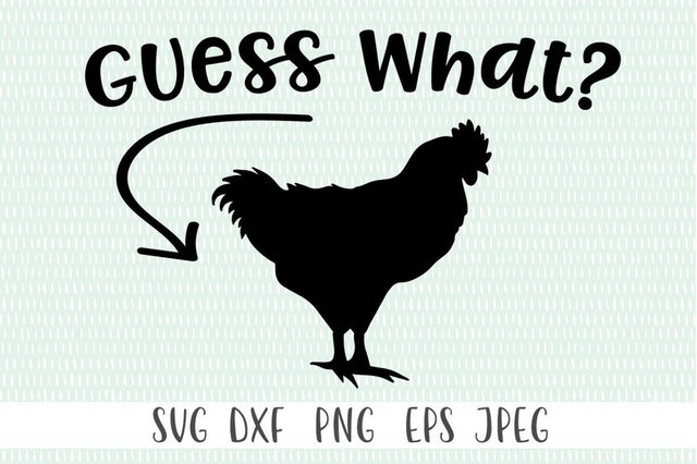 Funny Toddler SVG - What's Up Chicken Butt SVG Simply Cutz 