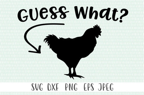 Funny Toddler SVG - What's Up Chicken Butt SVG Simply Cutz 