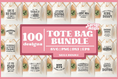 Funny Tote Bag SVG Bundle | Tote Bag Mega SVG Bundle SVG Carla C Designs 