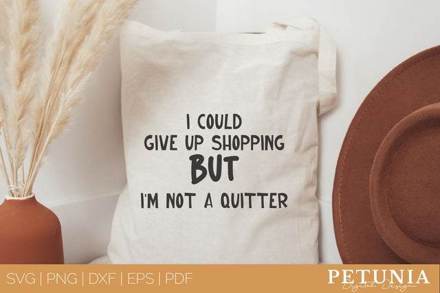 Funny Tote Bag SVG | Tote Bag Quotes SVG SVG Petunia Digital Design 