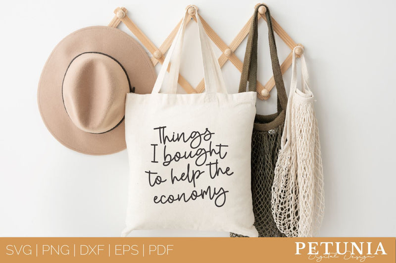 Funny Tote Bag SVG | Tote Bag Quotes SVG SVG Petunia Digital Design 