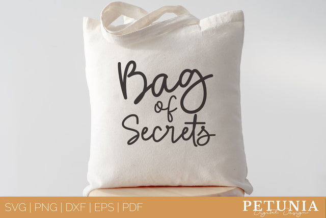 Funny Tote Bag SVG | Tote Bag Quotes SVG SVG Petunia Digital Design 