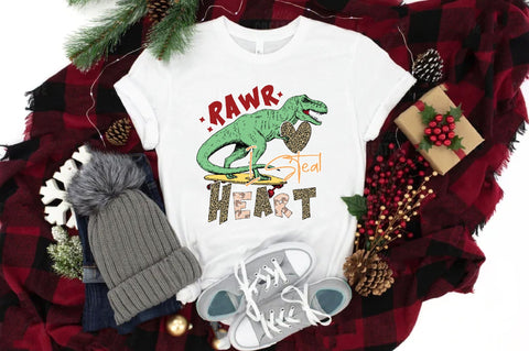 Funny Trex Valentine Sublimation Sublimation Jagonath Roy 