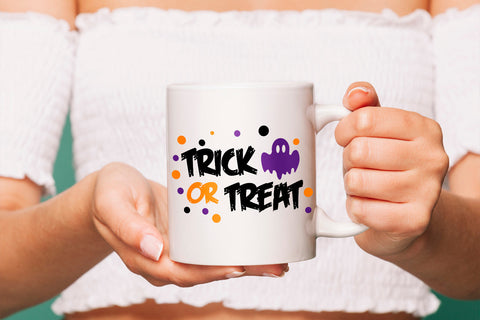 Funny Trick or Treat Ghost SVG Sublimatiz Designs 