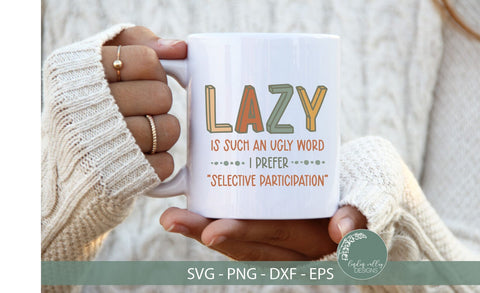 Funny Tshirt SVG-Funny Quote SVG-Prefer Selective Participation SVG SVG Linden Valley Designs 