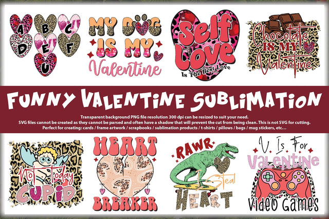 Funny Valentine Sublimation Bundle Sublimation Jagonath Roy 