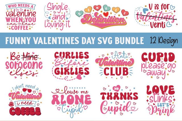 Funny Valentine's day Svg Bundle SVG md faruk hossain 