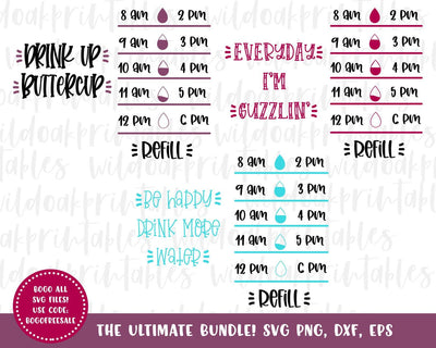 funny water bottle tracker svgs, water tracker svg, heart water tracker svg, funny water bottle tracker clipart, funny drink your water svg, SVG WildOakSVG 