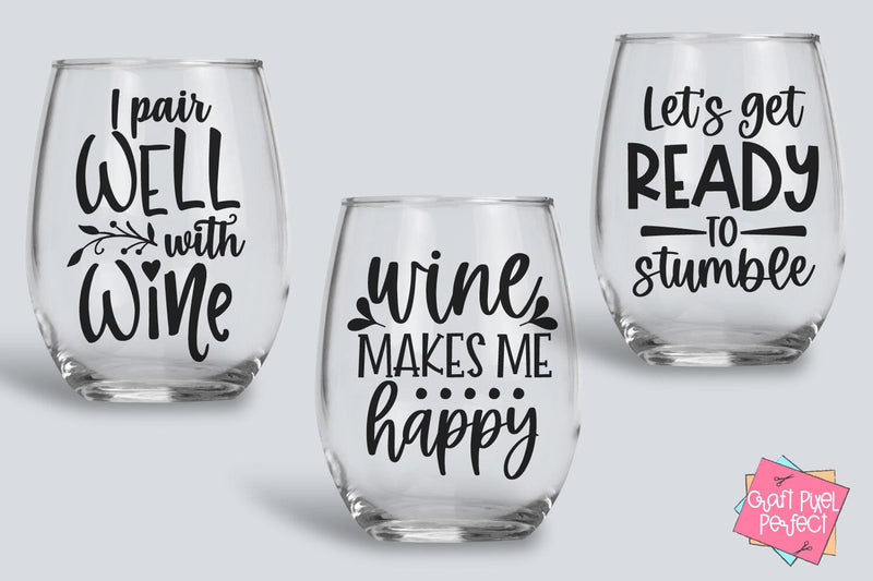 Wine Quotes Bundle - So Fontsy