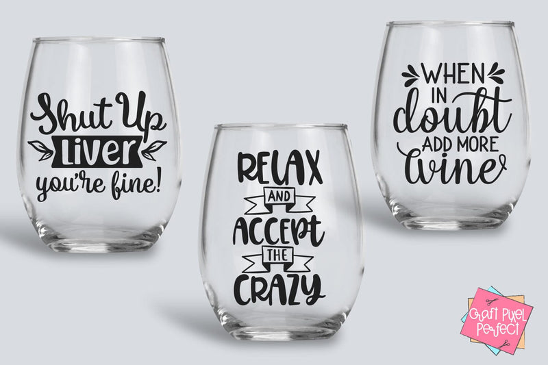 Wine Quotes Bundle - So Fontsy