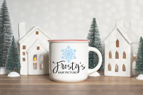 Funny Winter SVG - Frosty's Baby Picture SVG Pickled Thistle Creative 