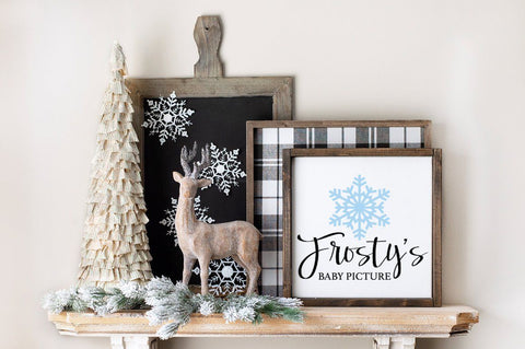 Funny Winter SVG - Frosty's Baby Picture SVG Pickled Thistle Creative 