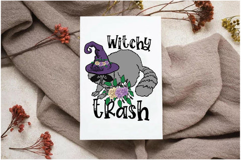 Funny Witch Racoon Sublimation Sublimation Jagonath Roy 