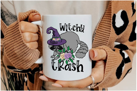 Funny Witch Racoon Sublimation Sublimation Jagonath Roy 