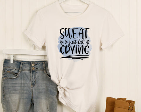 Funny Workout Sublimation Designs Bundle, 6 Funny Workout PNG Files, Sweat Is Just Fat Crying PNG, Kinda Wanna Workout Kinda Wanna Take A Nap PNG Sublimation HappyDesignStudio 