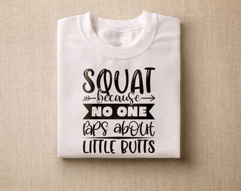 Funny Workout SVG Bundle, 6 Designs, Workout Quotes SVG, Workout Shirt SVG, Squat Because No One Raps About Little Butts SVG, Kinda Wanna Workout Kinda Wanna Take A Nap SVG SVG HappyDesignStudio 