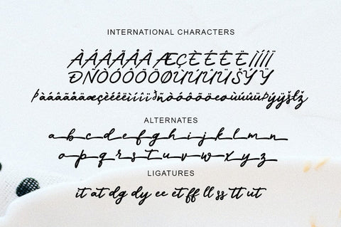 Funta Script Font gatype 