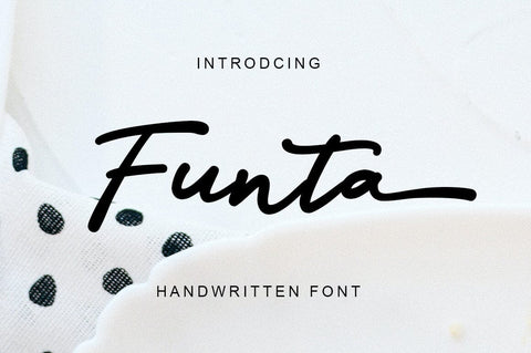 Funta Script Font gatype 