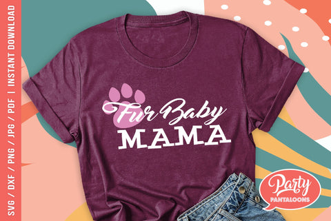 FUR BABY MAMA | cute pet SVG SVG Partypantaloons 