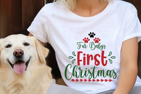 Fur Babys First Christmas SVG Angelina750 