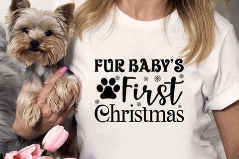 Fur Babys First Christmas SVG Angelina750 