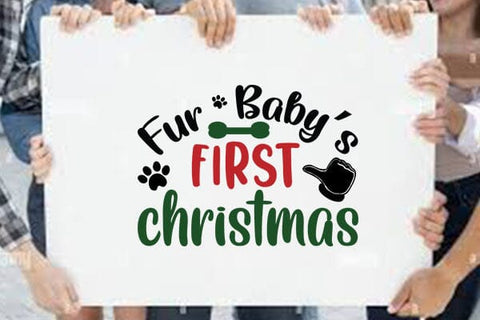 Fur Babys First Christmas SVG Angelina750 