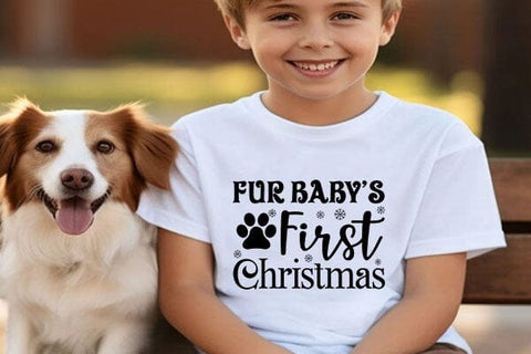 Fur Babys First Christmas SVG Angelina750 