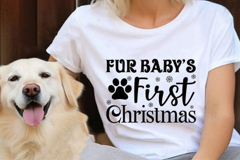 Fur Babys First Christmas SVG Angelina750 