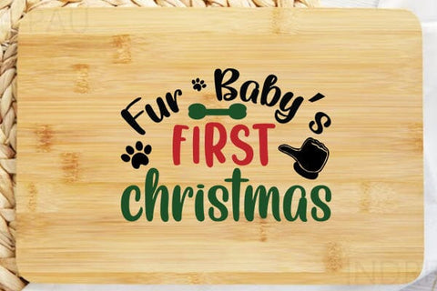 Fur Babys First Christmas SVG Angelina750 