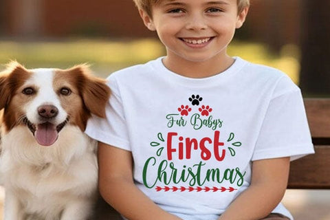 Fur Babys First Christmas SVG Angelina750 