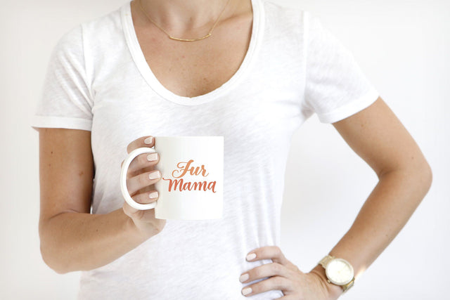 Fur Mama Hand Lettered SVG Cut File SVG Cursive by Camille 